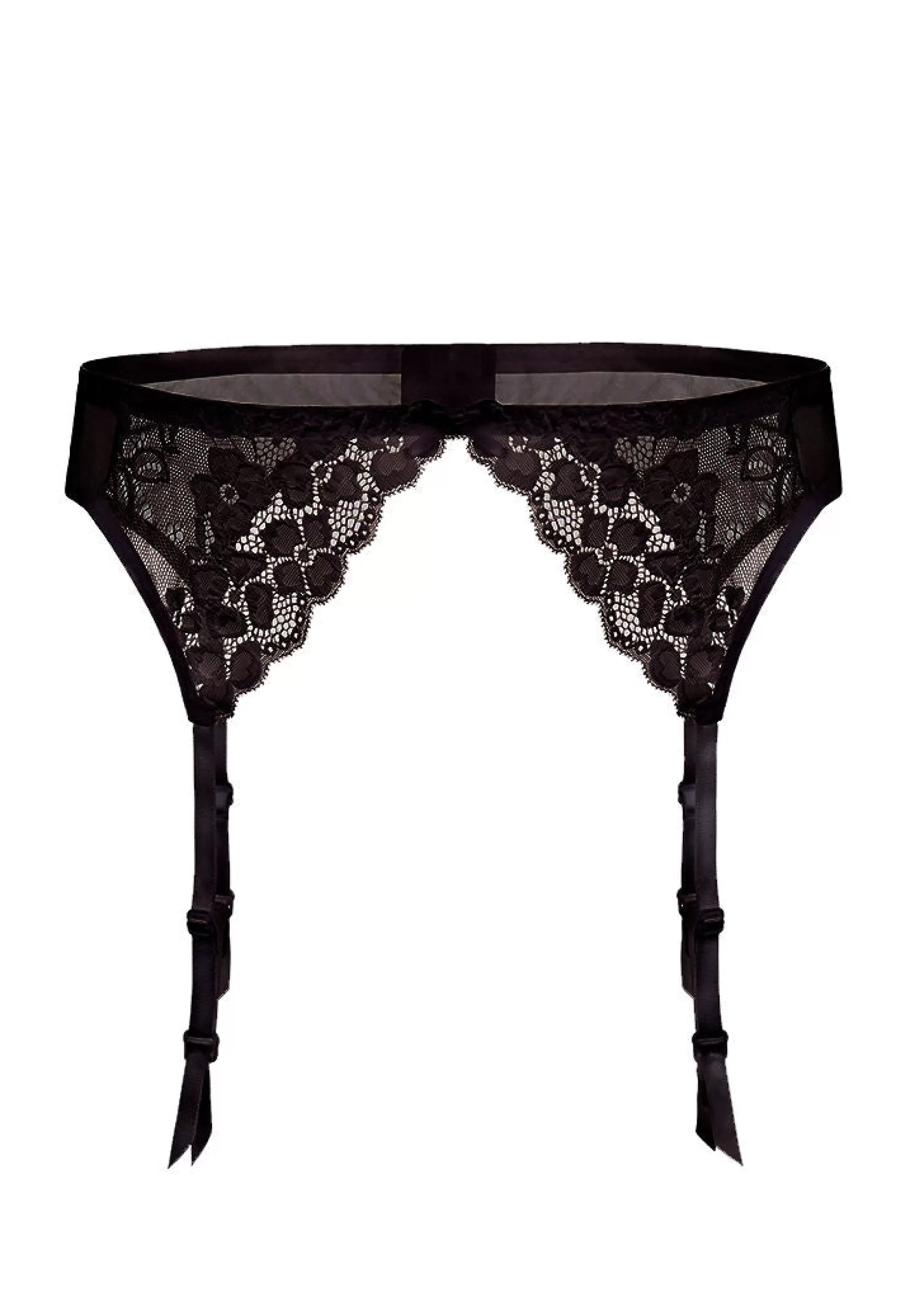 Bridal | Julimex 4 Straps Daisy Floral Lace Suspender Belt By