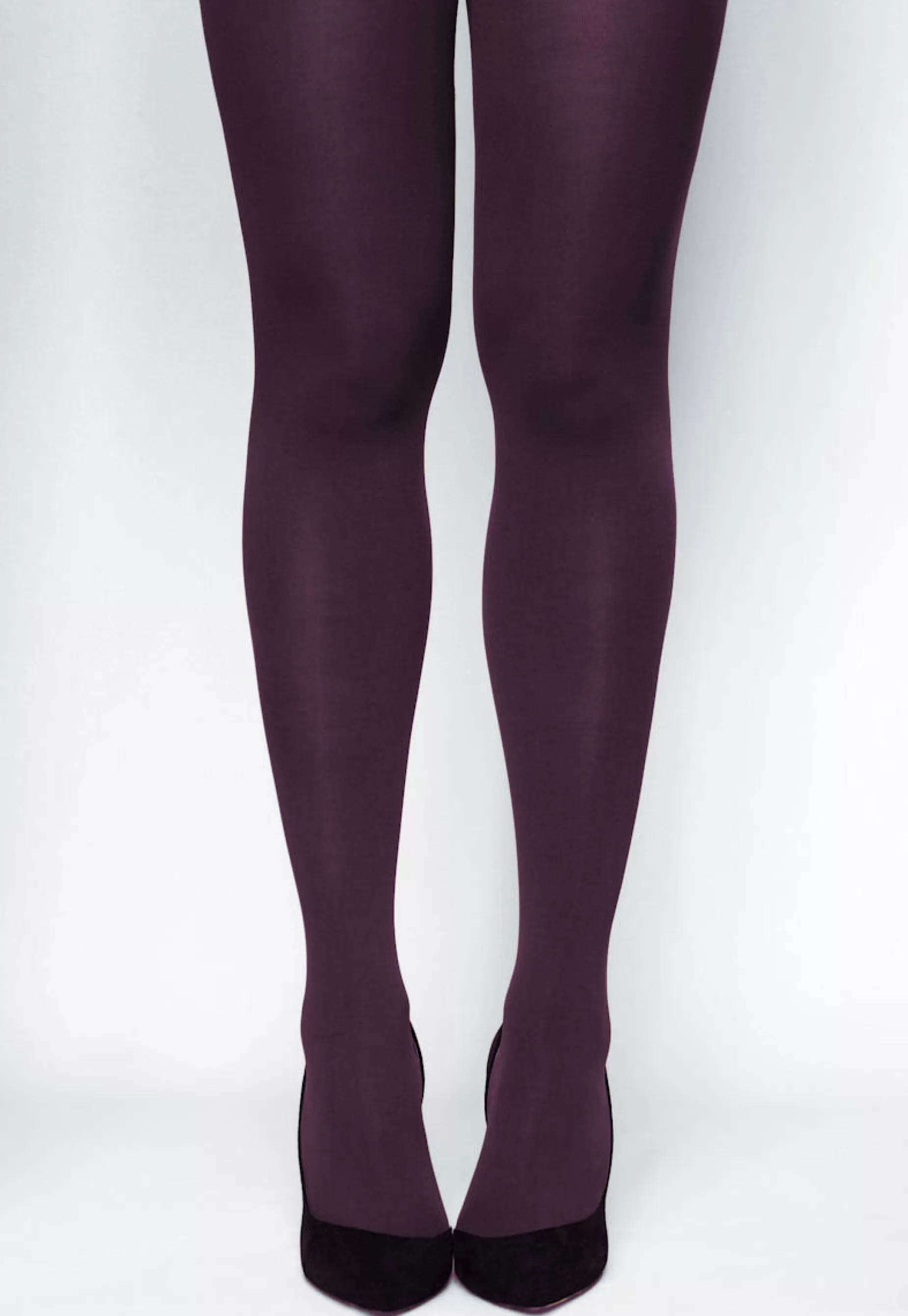 Coloured Tights | Cecilia de Rafael Ave 70 Denier Matte Opaque Tights By Black