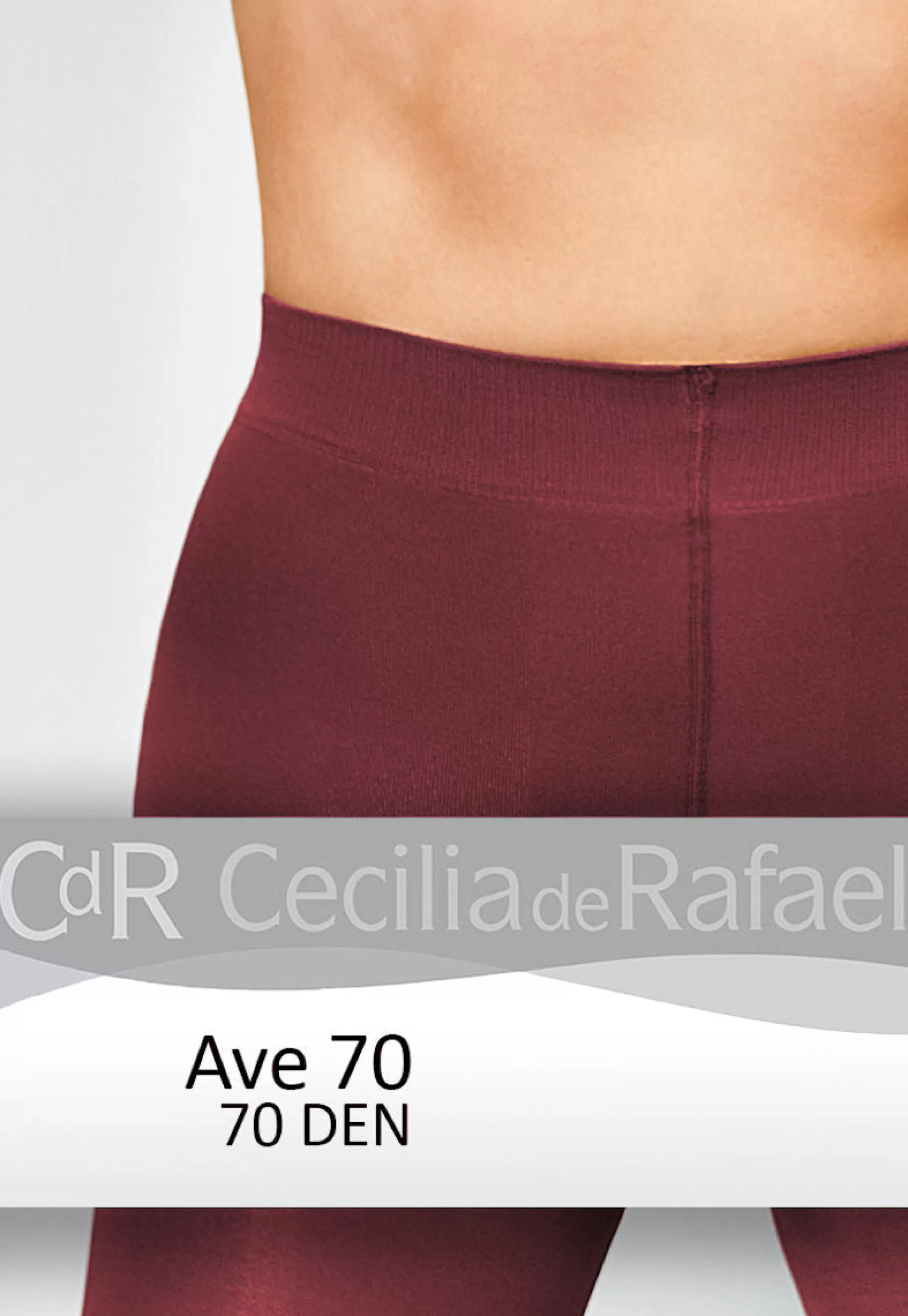 Thick Tights | Cecilia de Rafael Ave 70 Denier Matte Opaque Tights By Black