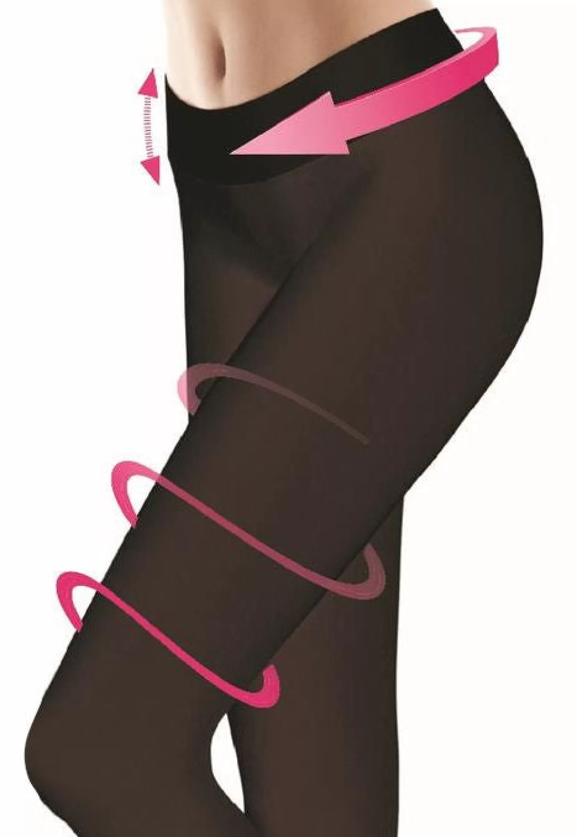 Tall Sizes | Golden Lady Comfort 70 Den Seamless Opaque 3D Tights By Black