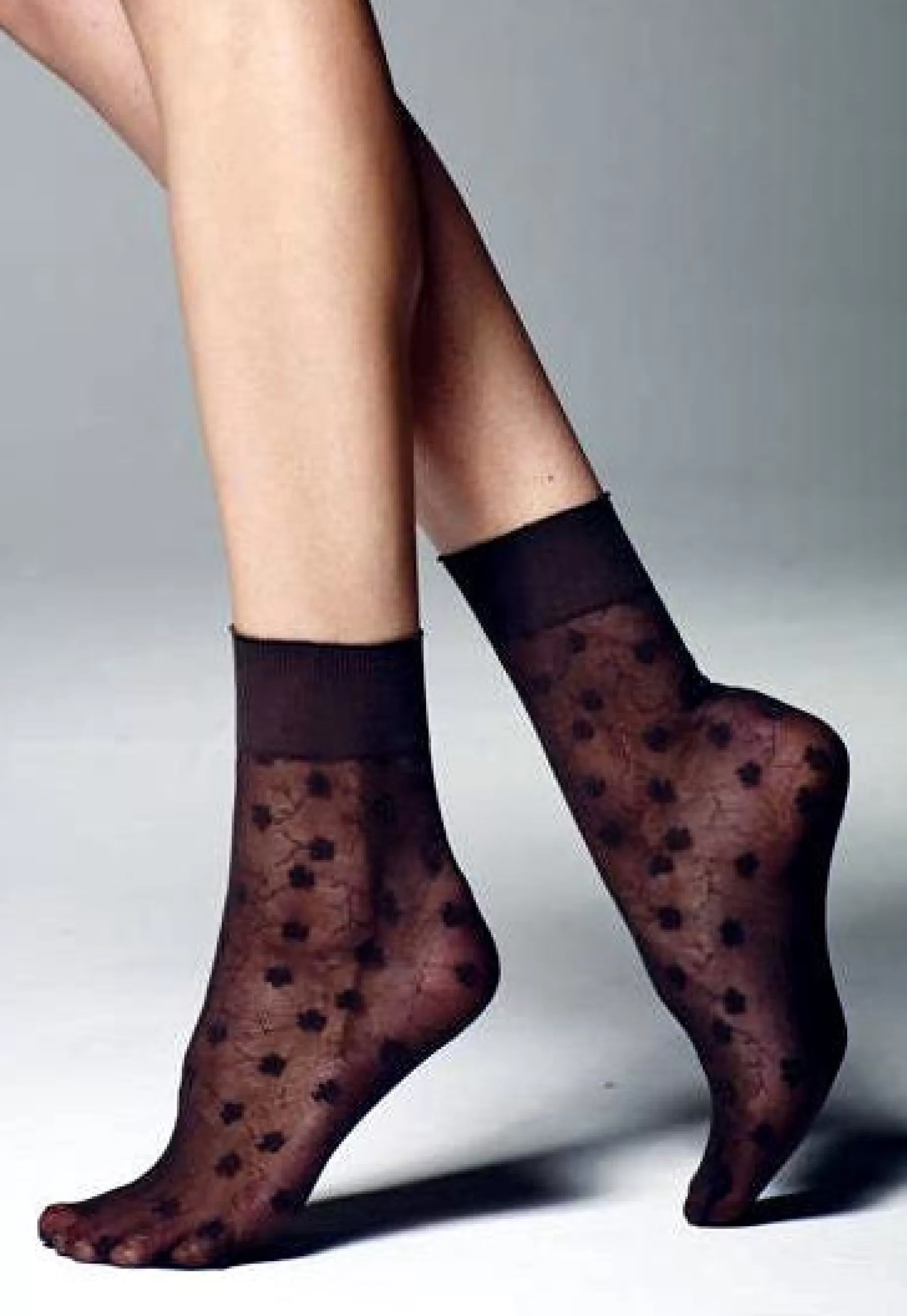 Ankle Socks | Veneziana Orsola Floral Lace & Tulle Ankle Socks By