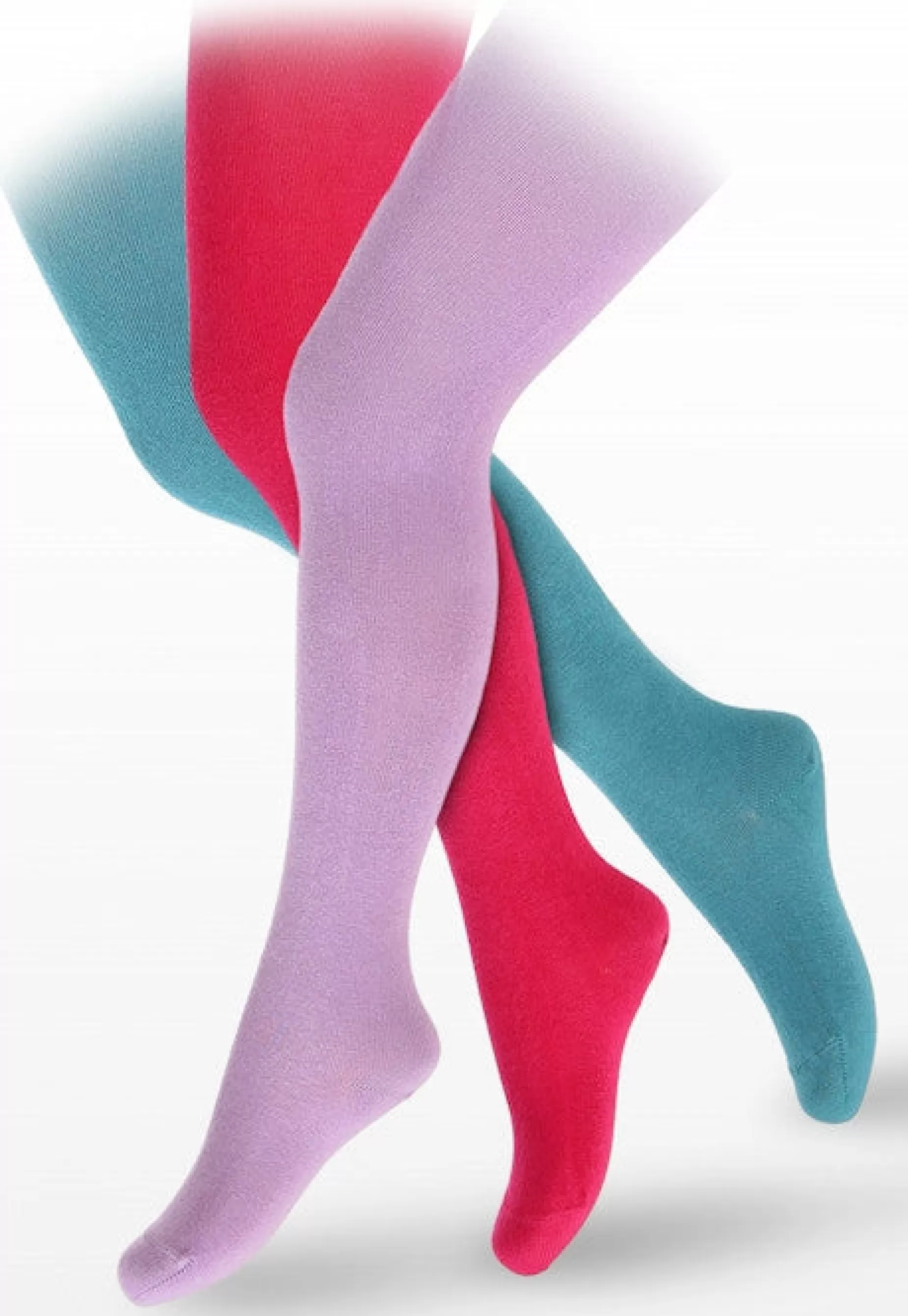 Kids' Tights | Wola Smooth Combed Cotton Coloured Tights For Kids By