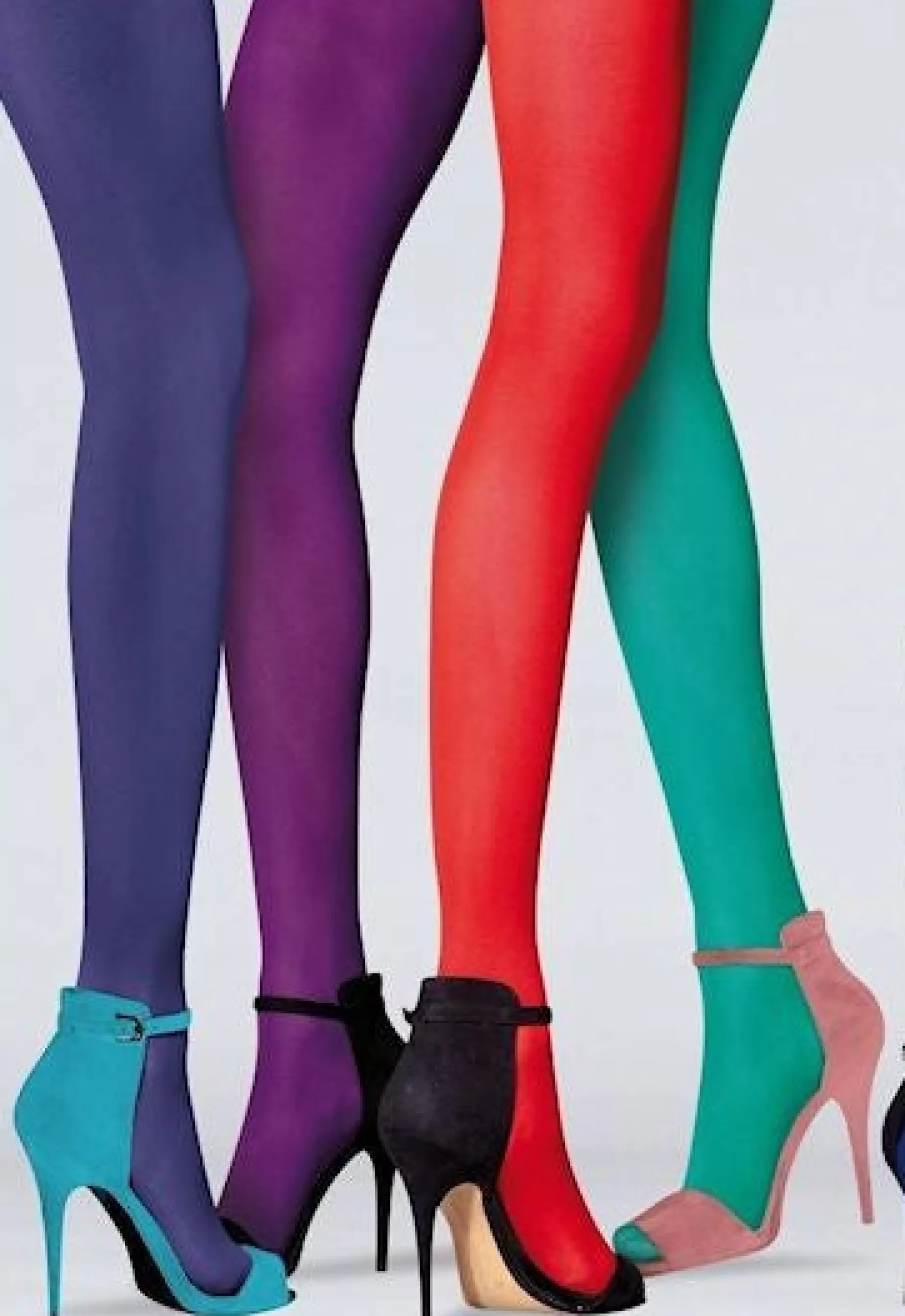 Coloured Tights | Cecilia de Rafael Zafiro 50 Denier Velvet Touch Tights By